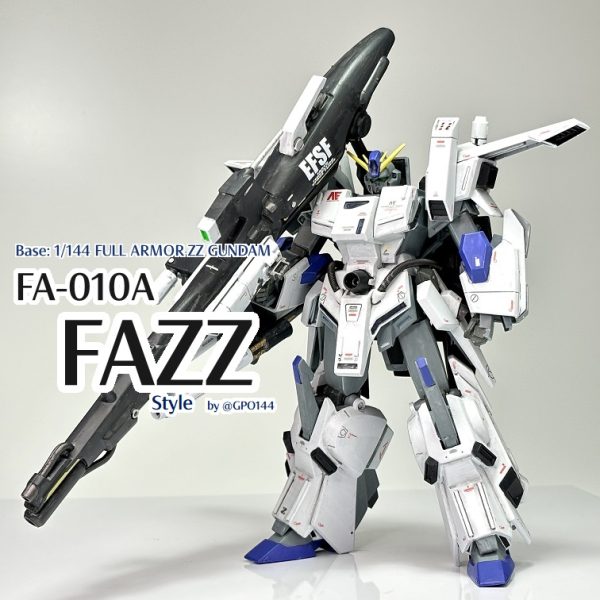 1/144 FAZZ 風｜gpo144さんのガンプラ作品｜GUNSTA（ガンスタ）