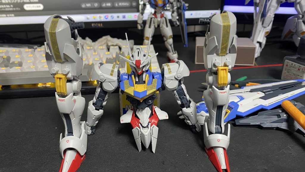 ばらすのがめんどくさいのでマスキングでトップコート  