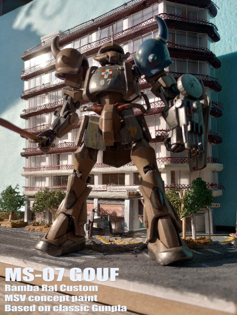 グフ　旧キット MSVカラー　フル可動仕様–5枚目/制作者：jem77custom