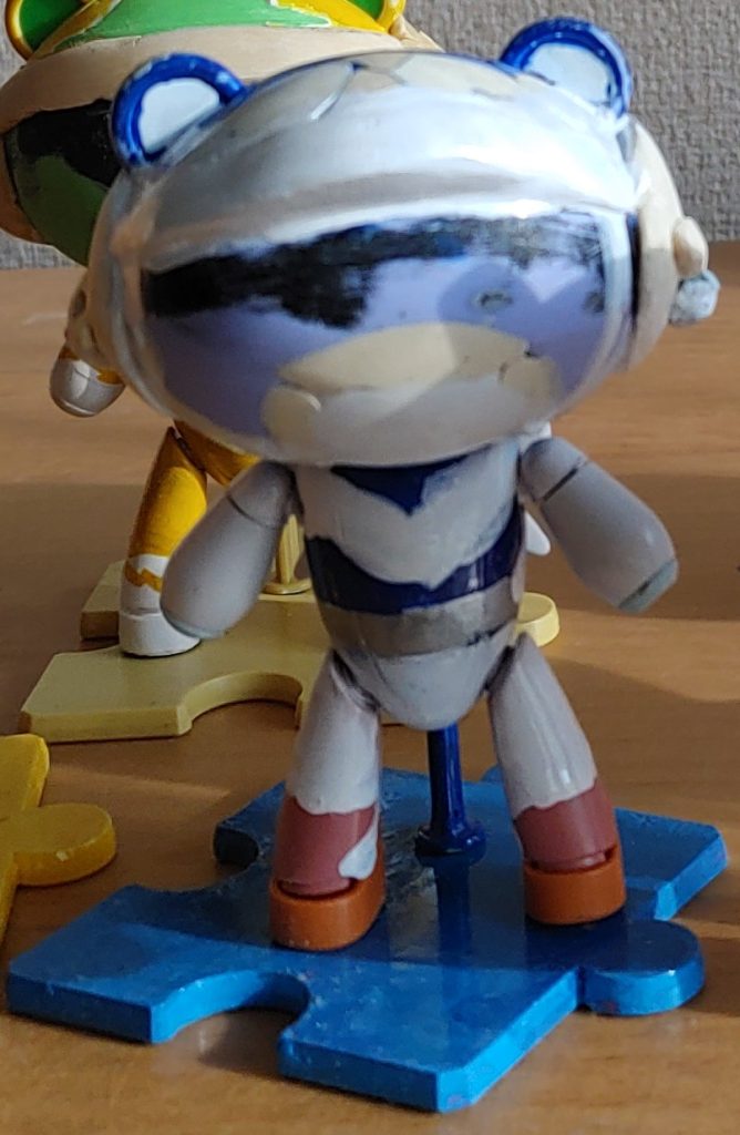 元日の製作途中。