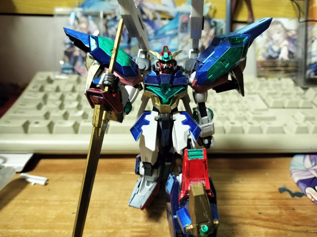 以上です まあなんというかいろいろ詰め合わせですね あとブレイバーンも最終回してなかなか来てます(´;ω;`) まあこのガンプラのブレイバーンは今後オリジナル装備とかする予定です (ポーズはラストのバーンブレイバーンが取っていたあのポーズを再現したつもりです)