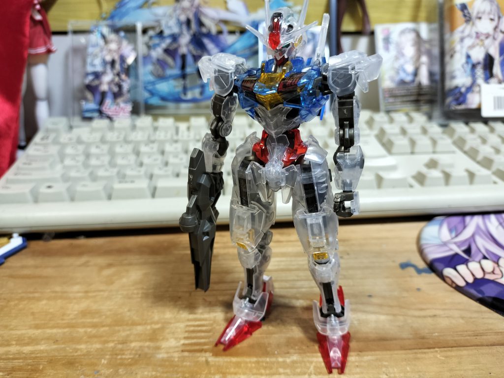 シルバーフレームを外してもともとのフレームに戻してみました　輝きが無くなりました_(┐「ε:)_