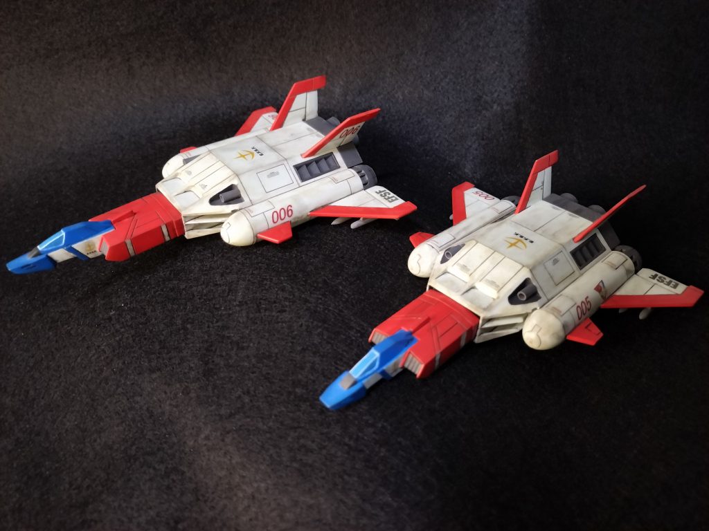 今は絶滅危惧種となってる旧キット、コアブースター。制限なく購入できた時代がありました。その当時の作品です。ビーム砲が細いのでプラパイプに変えてます。