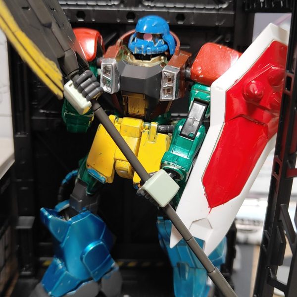 息子が作ったカラフルなザクウォーリア