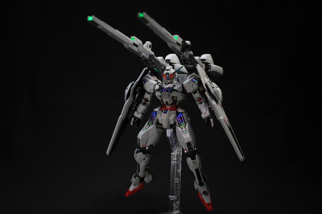 クタンのアタッチメントをキャリバーンに付け替えて、ヴァリアブルロッドライフル2本装着