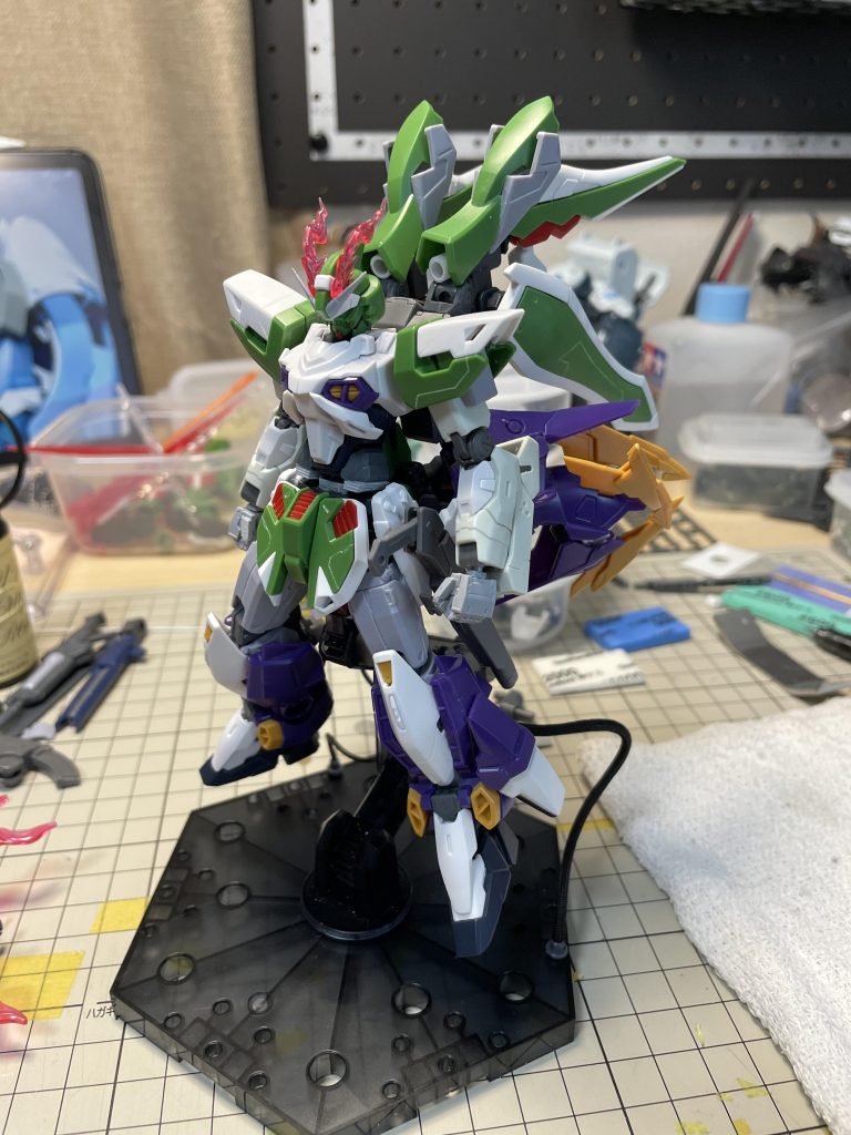塗装前最終仮組みです