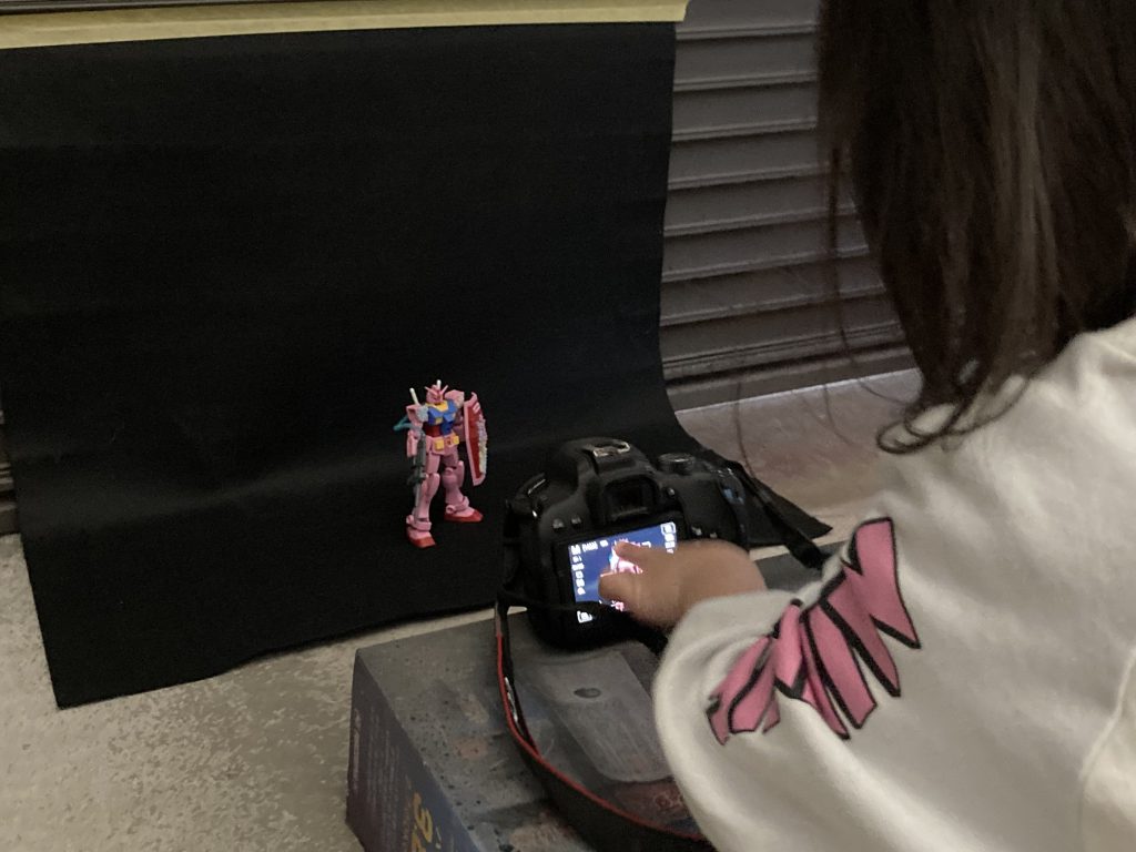 最後の写真も自分で撮影しております。