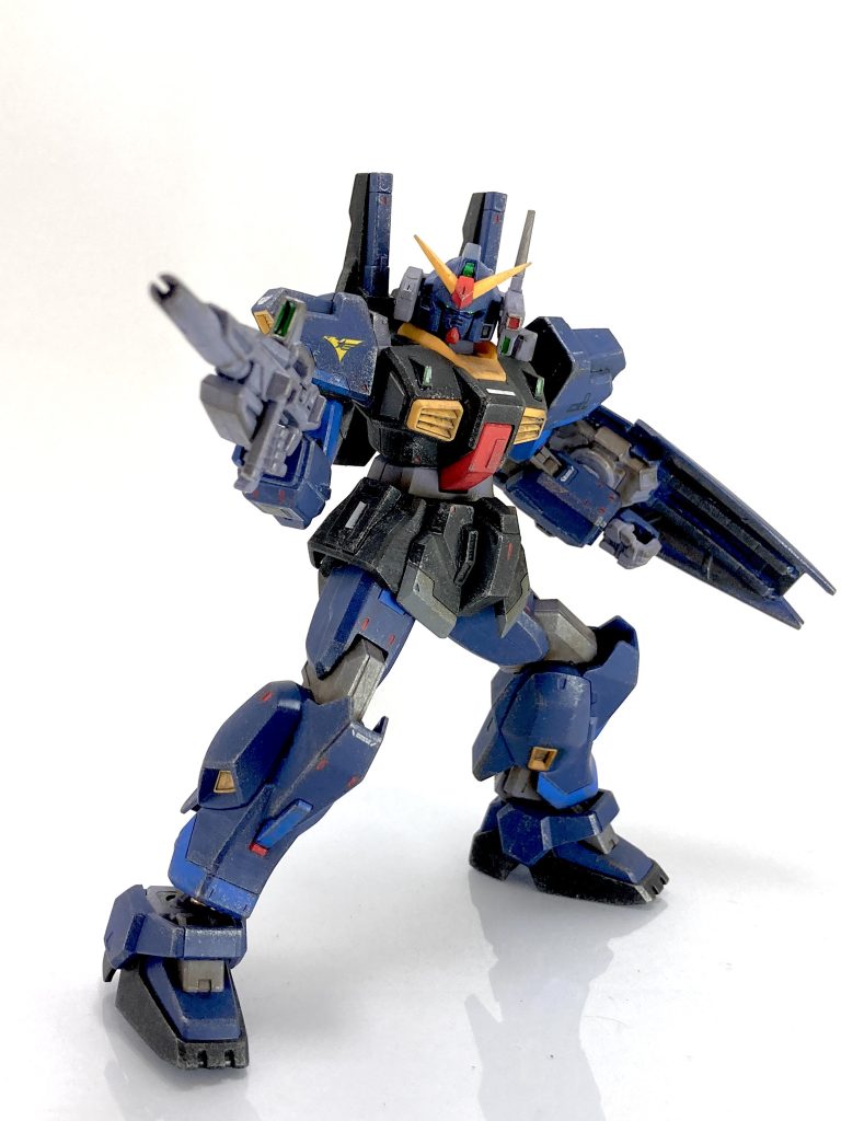 HGUCジェリド専用ガンダムMk-Ⅱ完成です–7枚目/制作者:レン@筆塗り部分塗装