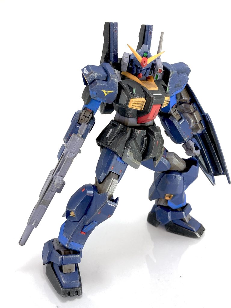 HGUCジェリド専用ガンダムMk-Ⅱ完成です–6枚目/制作者:レン@筆塗り部分塗装