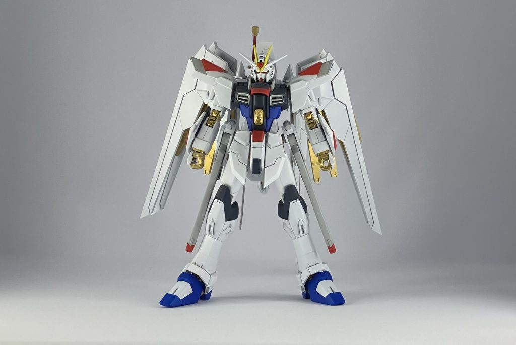 真正面から。もう少し上部の幅を狭めれば良かった…。