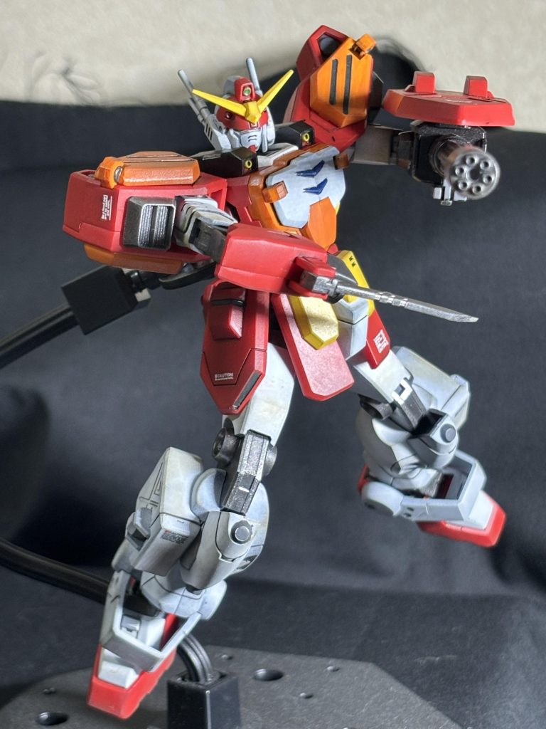 ウイング系の機体は部分塗装楽しい😃