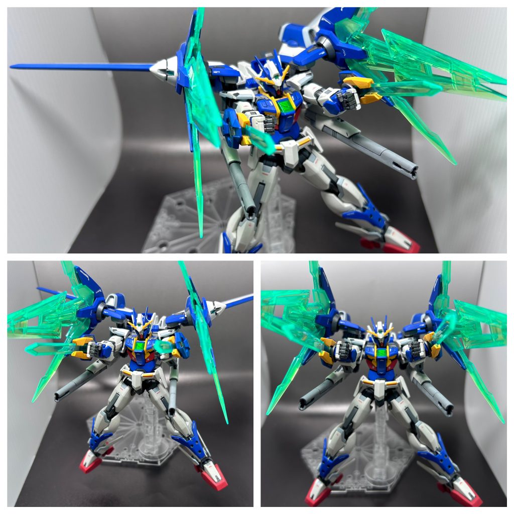 ライザーソード発射形態を再現。砲身を全て前面に向ければいけると思います。