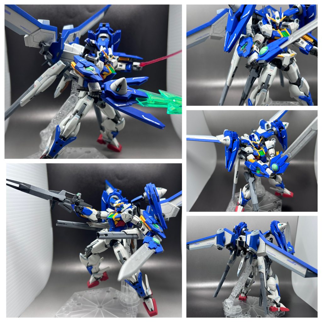 粒子消費を抑える為の形態という目的なのでバスターソードはここから解禁。SEED系列のフルバーストも再現。