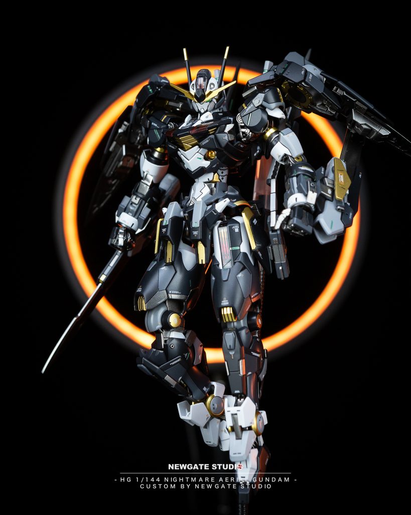 HG 1/144 Nightmare Aerial Full Saber–5枚目/制作者：@Newgatestudio