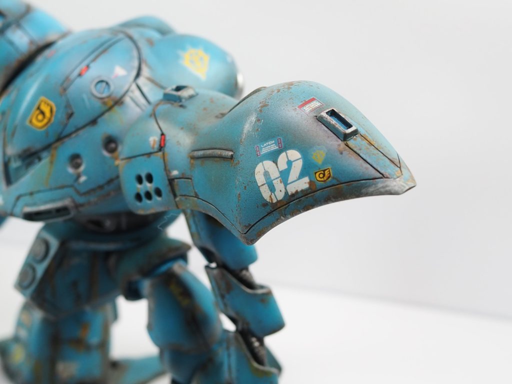 ステンシル風のナンバーデカール好きです。