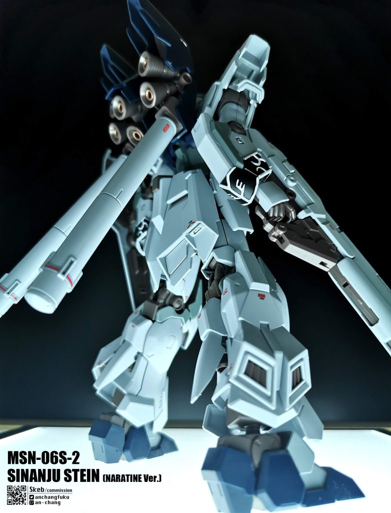 お気に入りの角度から。こんなスマートなのに、見るからに推力と機動力がバケモノじみてて、並のパイロットではGに耐えられなそう。でも強化人間のゾルタンは乗れちゃうんだな〜これが!