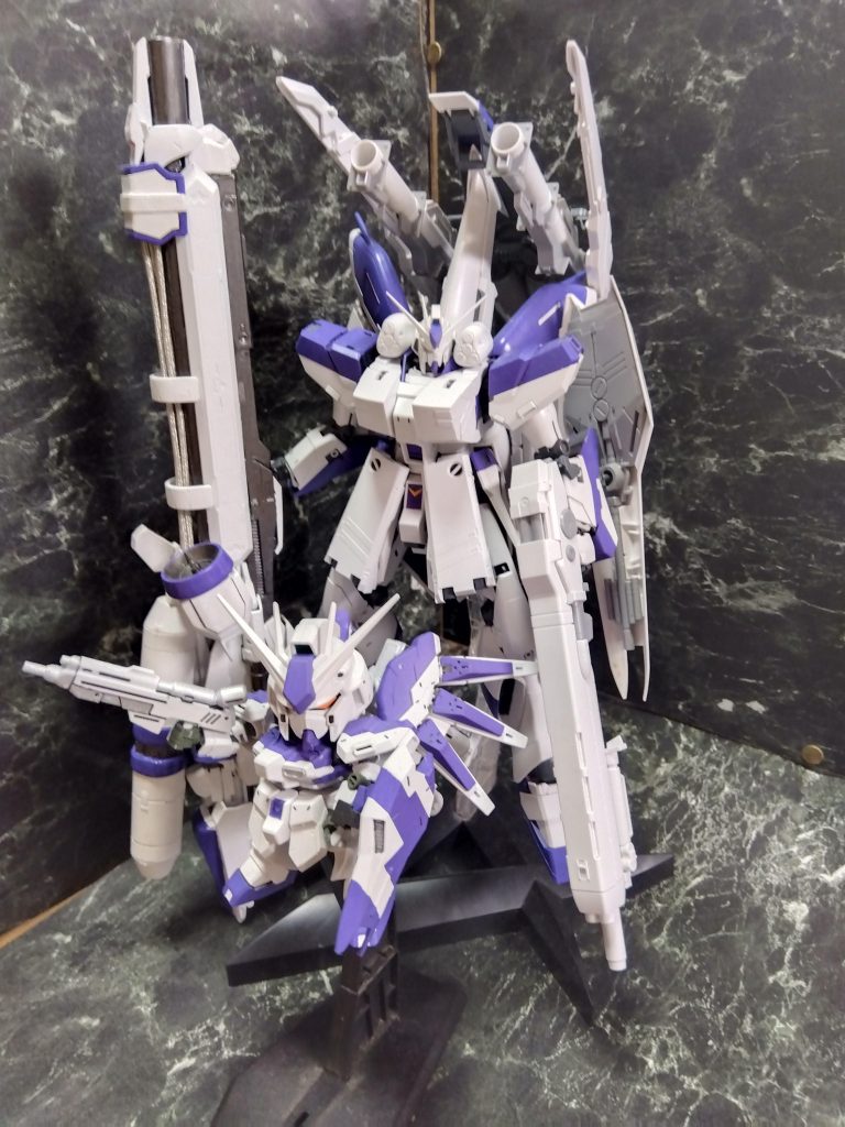 そんな訳で、久しぶりに以前作ったB.Bハイニュー塗装してみましたデス＼(^o^)／