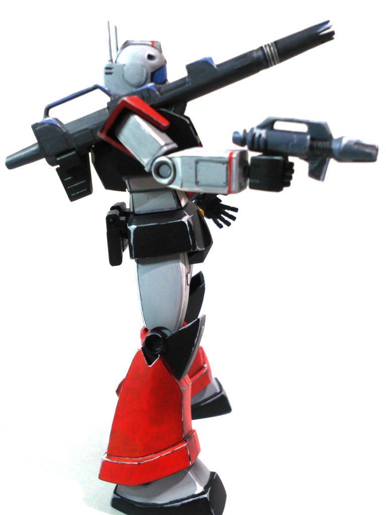 旧キット　MSV　1/144 ジムキャノン（アニメ塗り）–6枚目/制作者：かわまる（田舎おやじの模型時代）