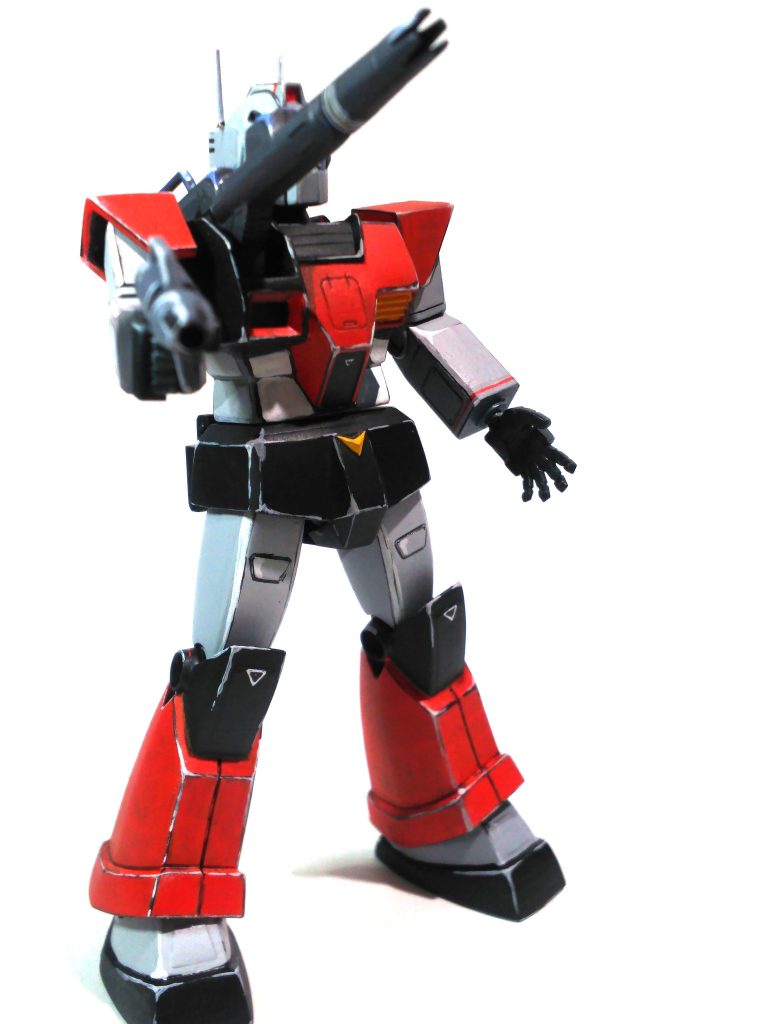 旧キット　MSV　1/144 ジムキャノン（アニメ塗り）–7枚目/制作者：かわまる（田舎おやじの模型時代）