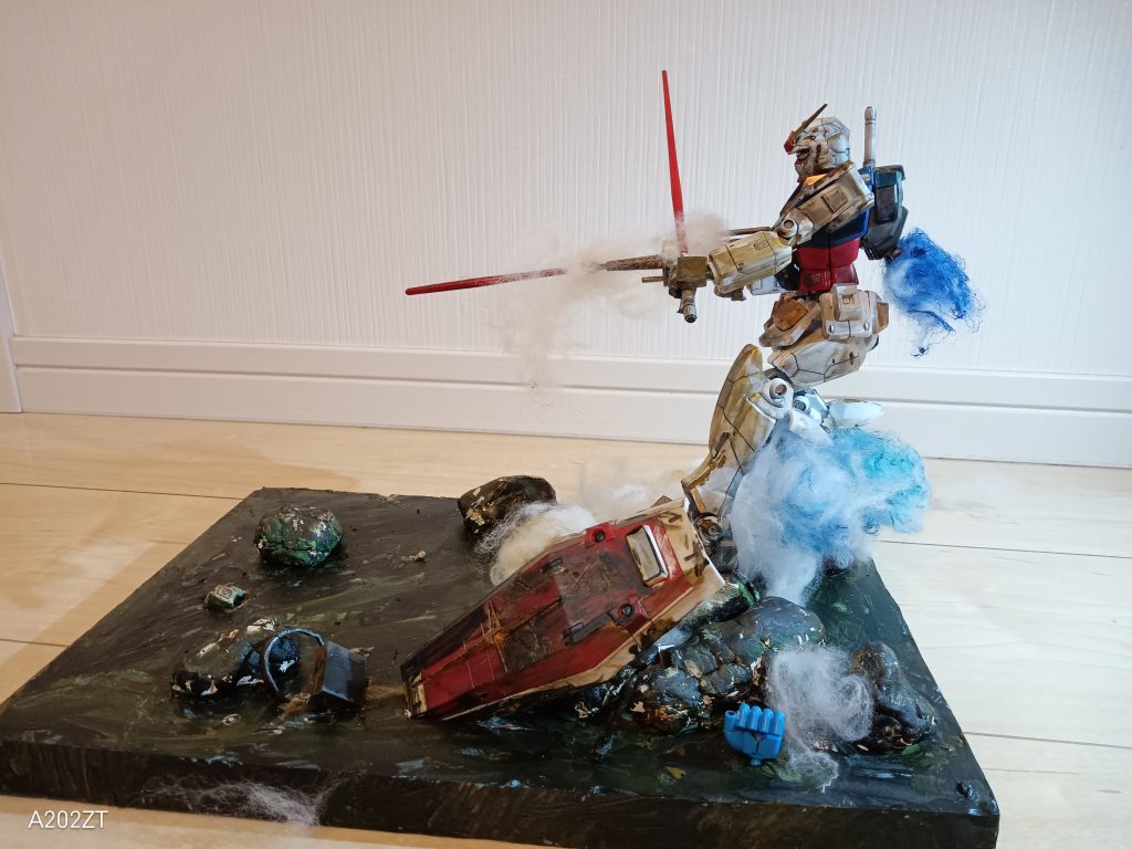 全体像です　結構いい感じにできたと思います😊