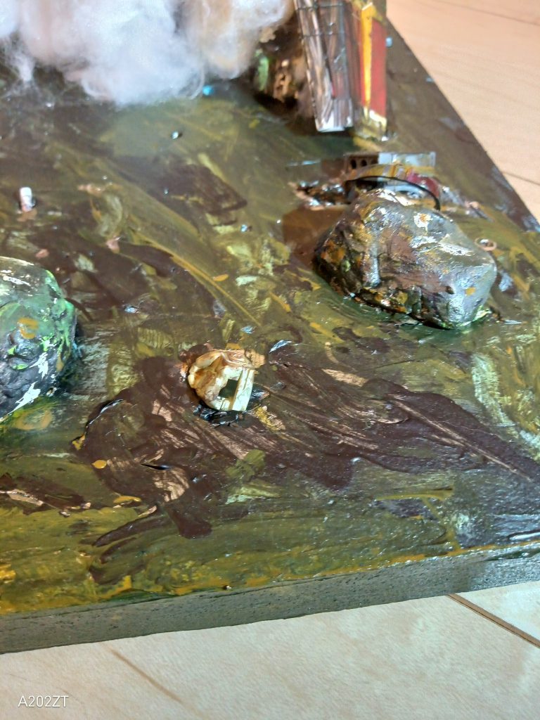 ザクの指です気づきにくいですね