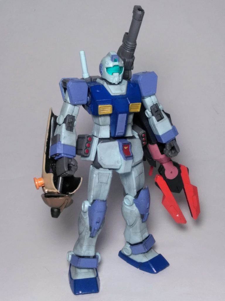 ダディズ プリーチ中隊のアルカード大尉』は『トリントン基地』へ転属と成りました。そんな『トリントン基地』には色々な兵士が居る様です。今回は『"弱査"港湾施設警備隊 ディオ・ブジム 曹長 搭乗のジム〔MSD〕』をご紹介 😆