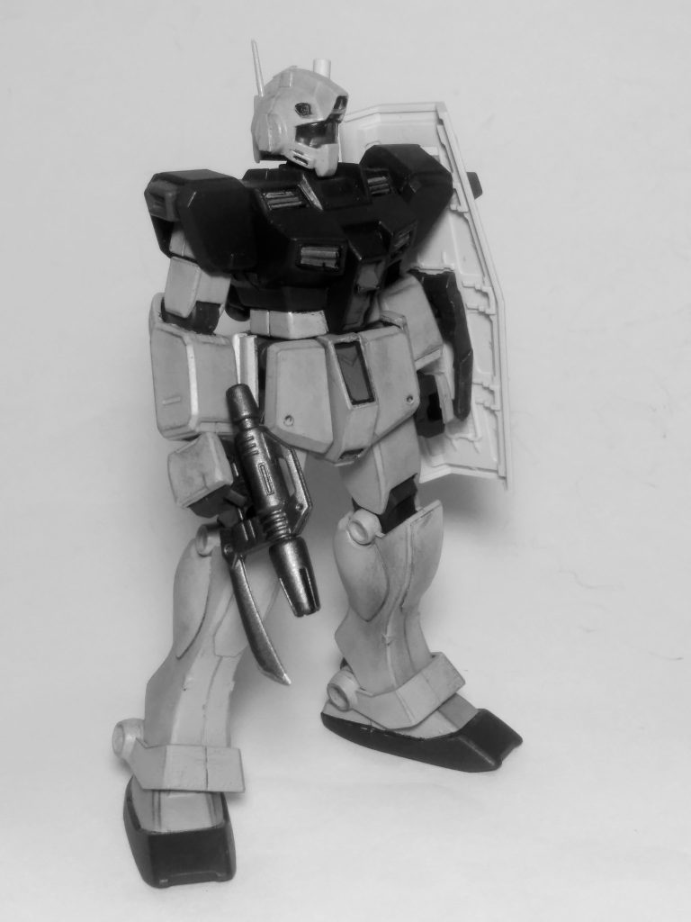 次回、投稿予定作品と成ります。『RGM-79 D E/TROP』この度はお目汚しの程、ありがとうございました。今後も変わらぬご厚誼を賜りますようお願い申し上げます。