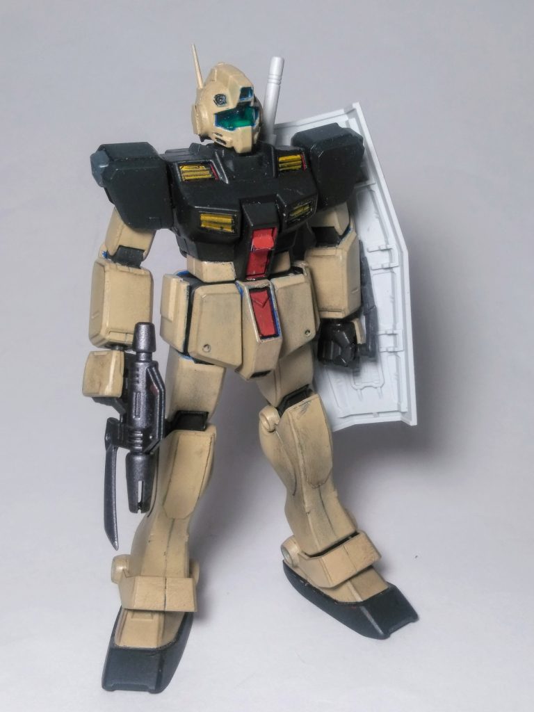 『ダディズ プリーチ中隊のアルカード大尉』は『トリントン基地』へ転属と成りました。そんな『トリントン基地』には色々な兵士が居る様です。今回は『ダウン・シティ小隊所属』         『カン・レイチホウ 曹長』の搭乗機『ジム・トローペン』をご紹介😆