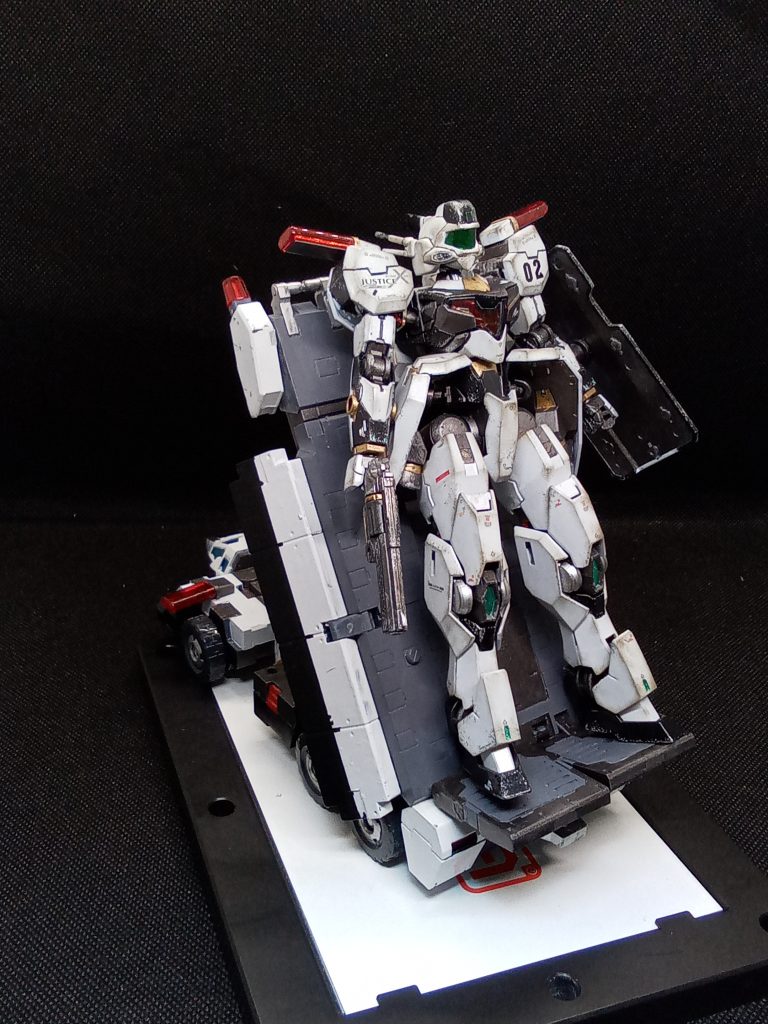 以前に作ったガンヴォルヴァせっかくなので頭を換装してみました 