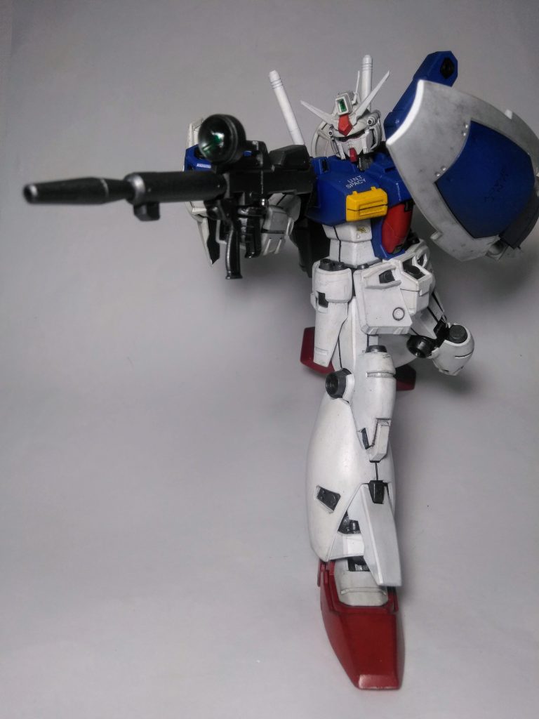 「 1 G 仕様時」のこの子は、ボディと脚部のバランスが「ナンかなぁ?😏」でしたがこの「フルバーニアンの脚部のマッシブ感❗」にベタ惚れしたモノでした😍💞更に背負った「ユニバーサル ブースト ポッド」には溢れた涎が止まりません🤤