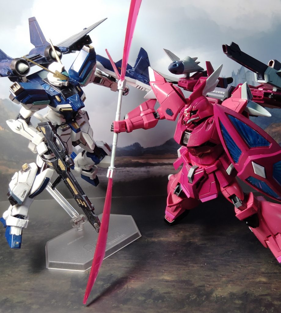 ウィンダムと鍔迫り合い！