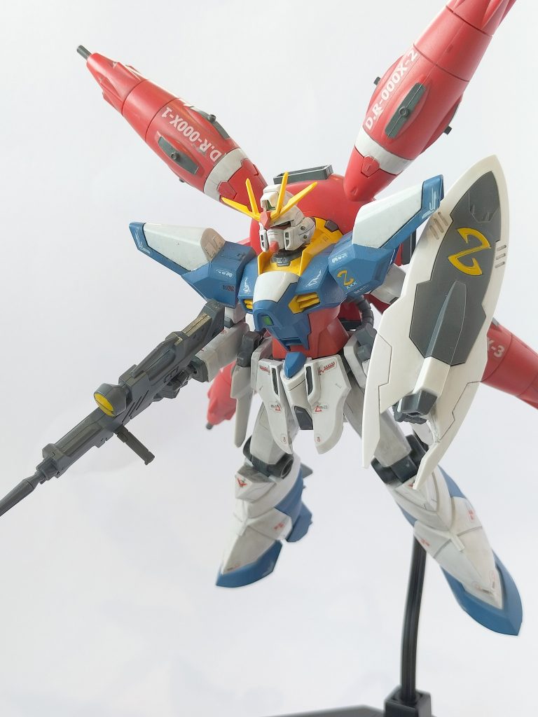 出撃!肩アーマー寂しかったのでディテールアップパーツで賑やかし。