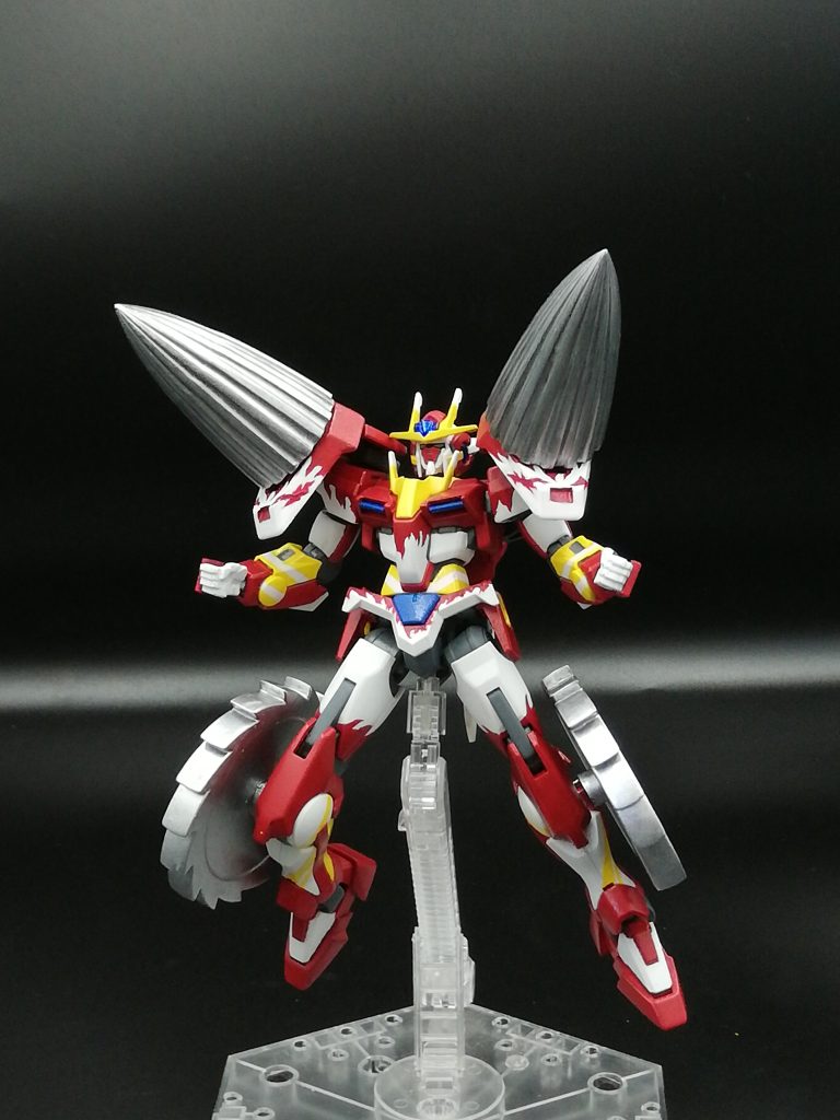 作例と同じポーズで