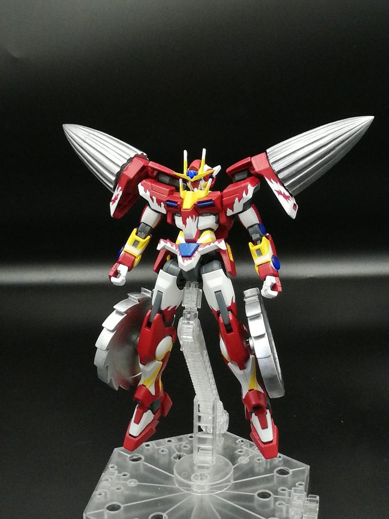 主人公「頑」がトンネル内から脱出するため1/100アッグのドリルを装備させた姿です。