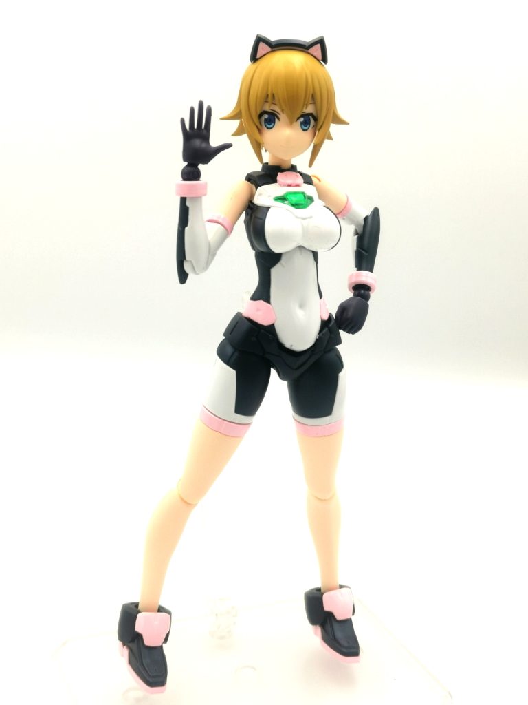 当然、脱いでも可愛い。青いところはブルーブラックの艶消しだったのですが、質感に差がでて良かったと思います