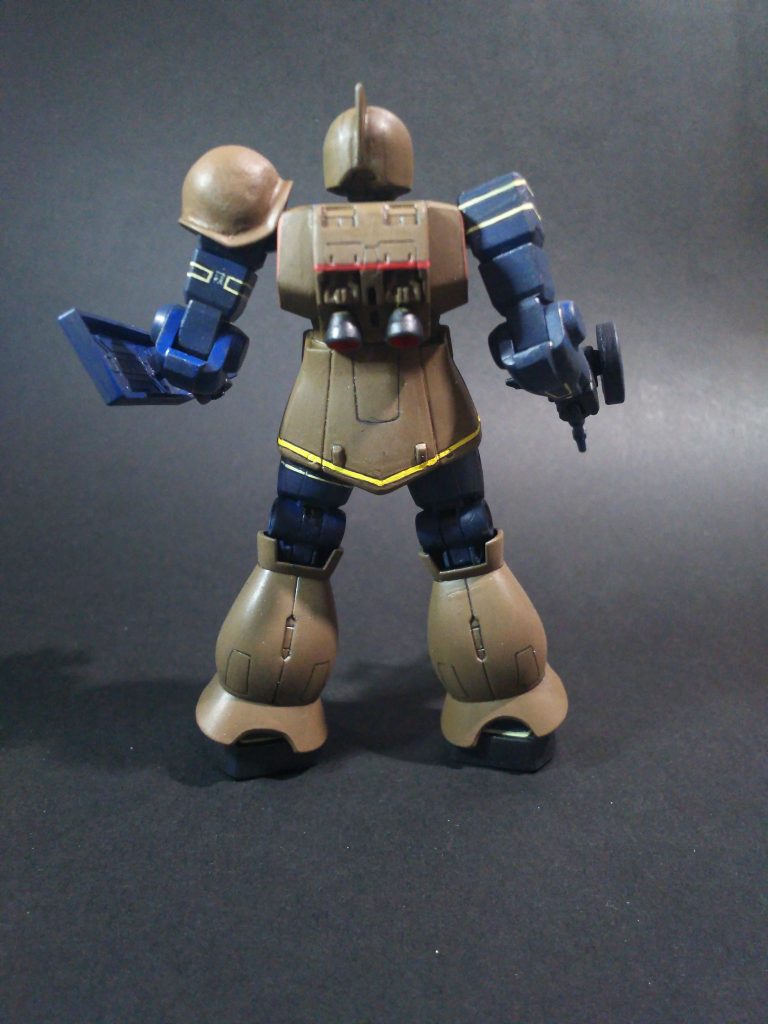 FG　1/144 旧型ザク　リアルタイプカラー（量産型ザク改造）マグネット試験機–7枚目/制作者：かわまる（田舎おやじの模型時代）