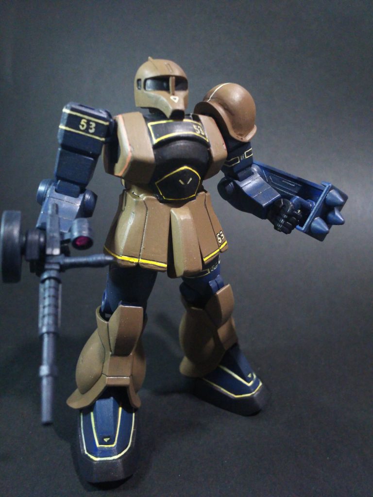 FG　1/144 旧型ザク　リアルタイプカラー（量産型ザク改造）マグネット試験機–8枚目/制作者：かわまる（田舎おやじの模型時代）