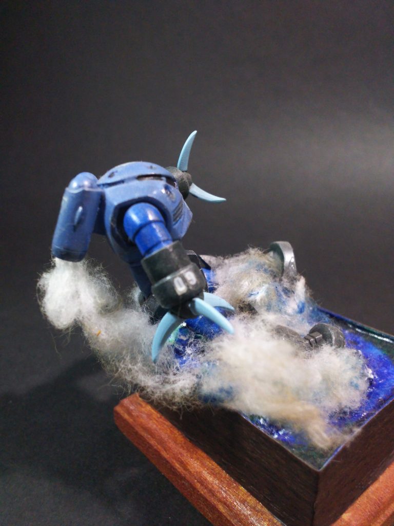 ガンプラコレクション　1/288 量産型ズゴック　～奇襲～–8枚目/制作者：かわまる（田舎おやじの模型時代）