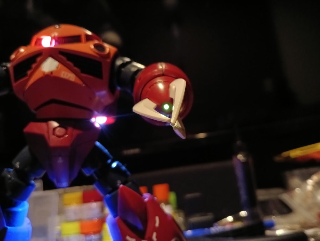 MG シャア専用ズゴック LED組込–4枚目/制作者：福田　義康