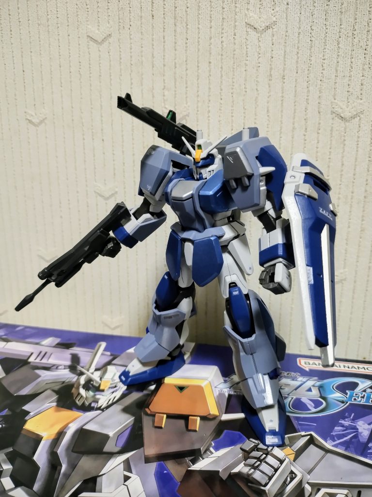 シルバー，メタブルーで部分塗装『ちょこまかと、逃げの一手かよ！』