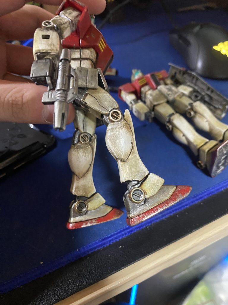 HGガンプラ　ジム(イグルー風)–3枚目/制作者：@SYON12345