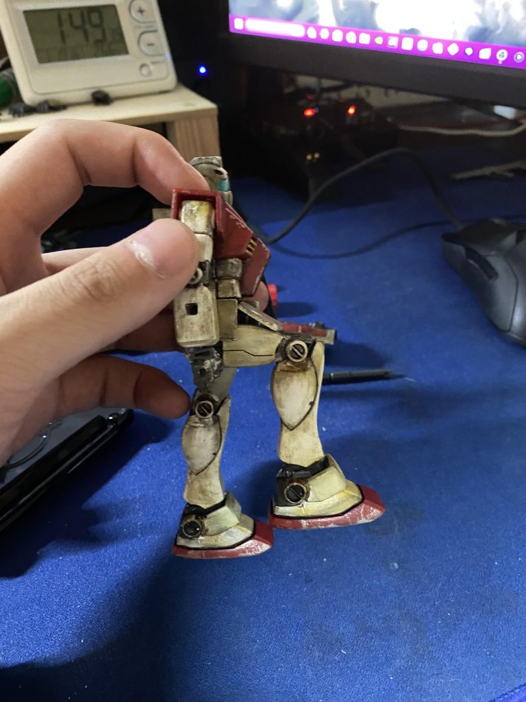 切る前と比べるとずいぶん脚が曲げれるようになりました！