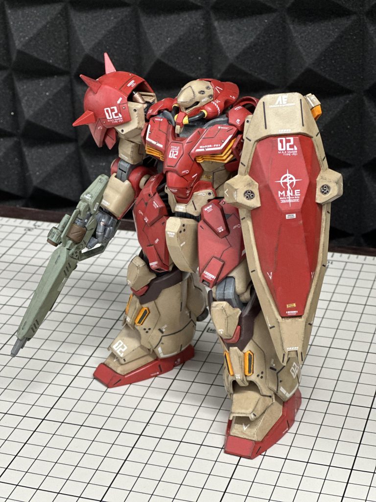 頭部バルカン、シールドバルカンにメタルパーツ