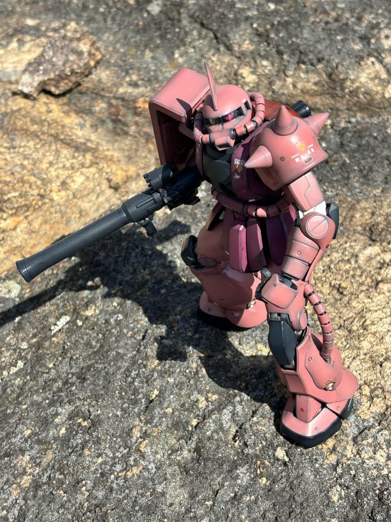 天気が良かったので自宅の近くにある岩場で撮影してみました。