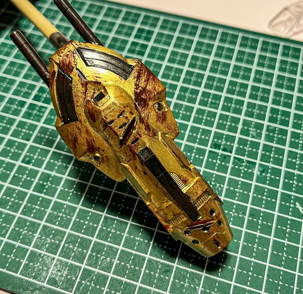 シールドも汚して良い感じ