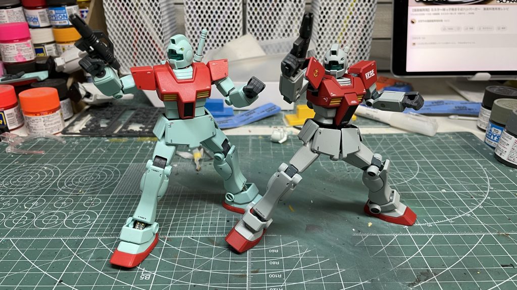 EGガンダムの可動が本当に優秀。ポージングでバランスの悪さは誤魔化せる気がする笑