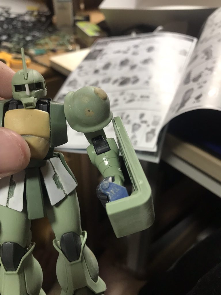 HGガンプラ　リバイブ版旧ザク–2枚目/制作者：@SYON12345