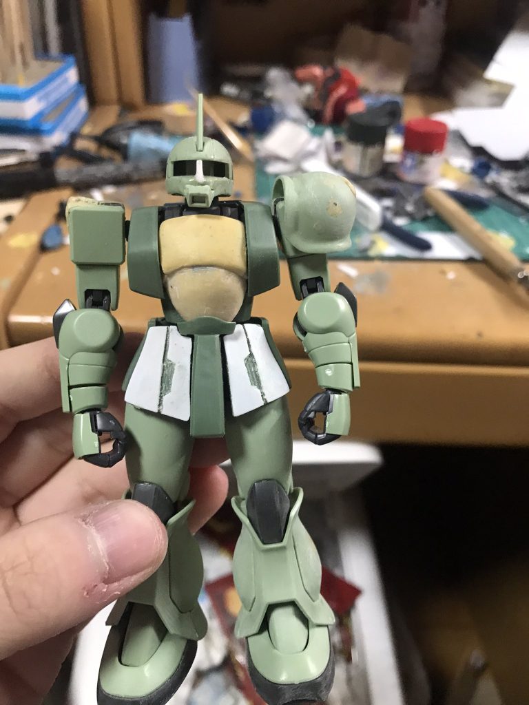 HGガンプラ　リバイブ版旧ザク–3枚目/制作者：@SYON12345