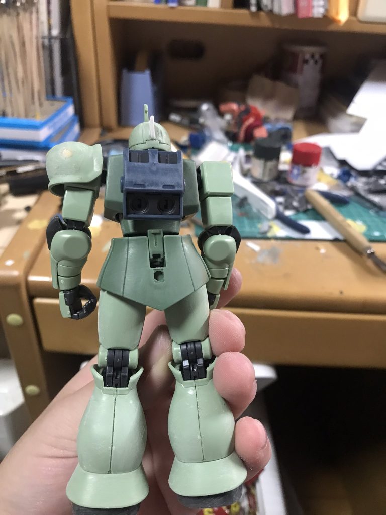 HGガンプラ　リバイブ版旧ザク–5枚目/制作者：@SYON12345