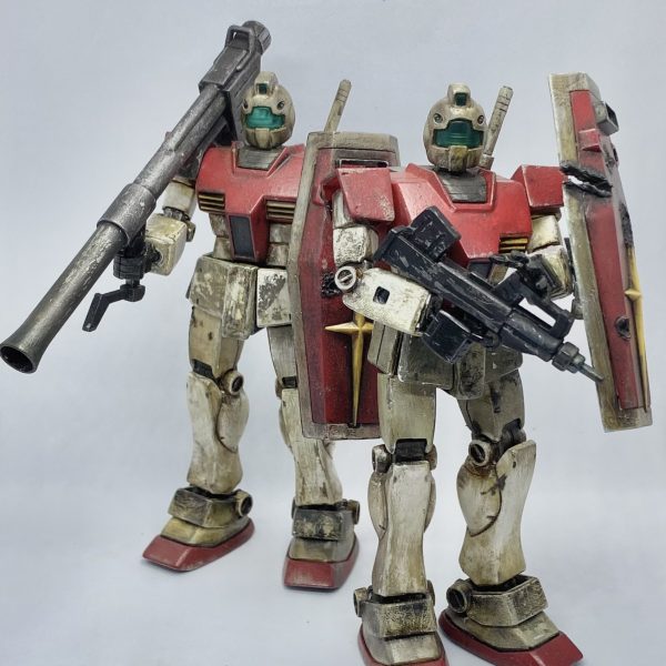 HGガンプラ　ジム(イグルー風)